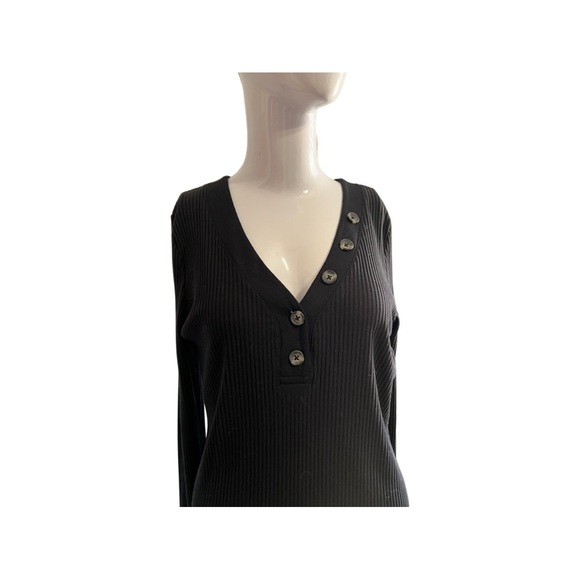 RW&CO long sleeve black button shirt - Picture 4 of 5